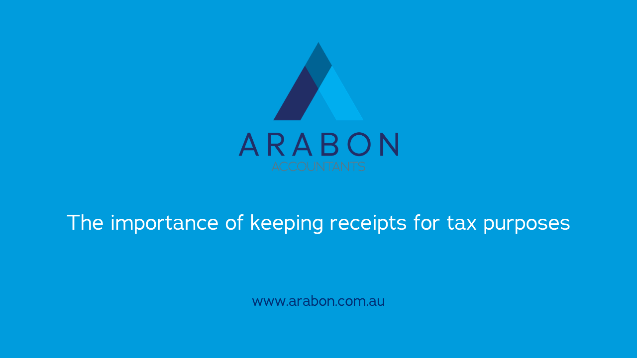 Arabon Accountants Importance of Keeping Receipts for Tax Purposes